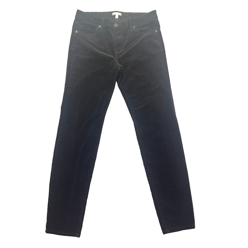 edyson Jeans Stretch Corduroy Pants Skinny‎ Women's Sz 29 Fits 29" Black